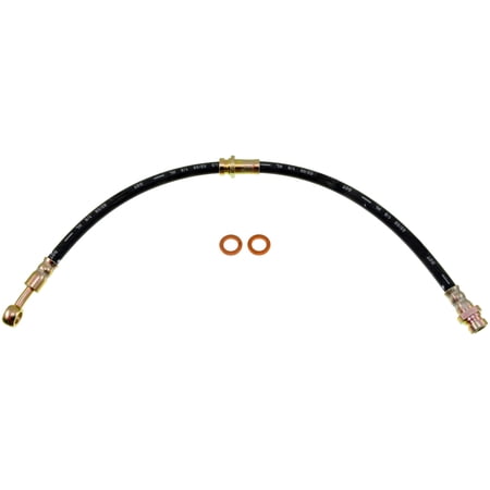 Dorman H380899 Rear Left Brake Hydraulic Hose for Specific Hyundai Models Fits select: 1996-2000 HYUNDAI ELANTRA, 2000-2001 HYUNDAI TIBURON
