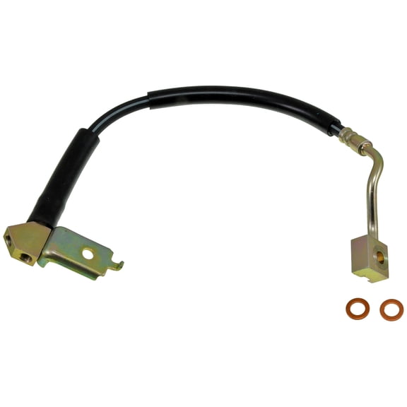 Dorman H380932 Front Driver Side Brake Hydraulic Hose for Specific Ford / Mazda Models