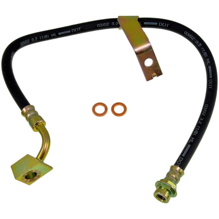 Dorman H38425 Front Driver Side Brake Hydraulic Hose for Specific Dodge Models Fits select: 1987-1988 DODGE DAKOTA