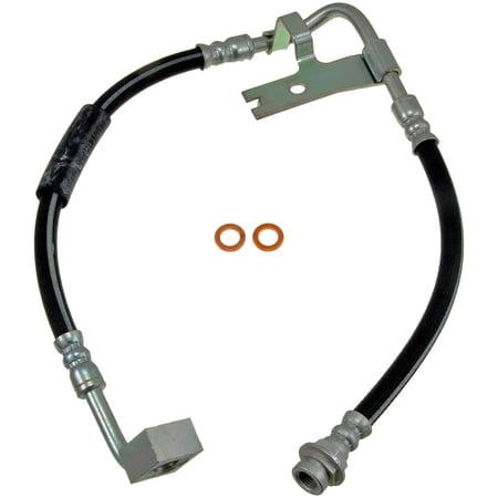 Dorman H38592 Front Driver Side Brake Hydraulic Hose for Specific Dodge Models Fits select: 1987-1990 DODGE DAKOTA