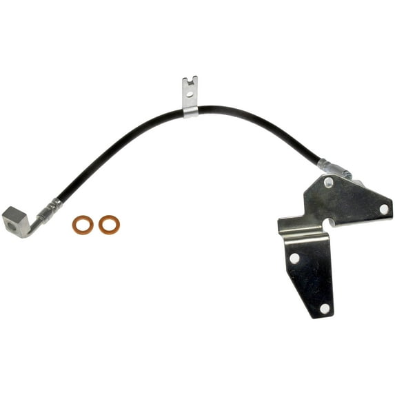Dorman H38743 Front Driver Side Brake Hydraulic Hose for Specific Dodge Models Fits select: 1990,1992 DODGE RAM VAN