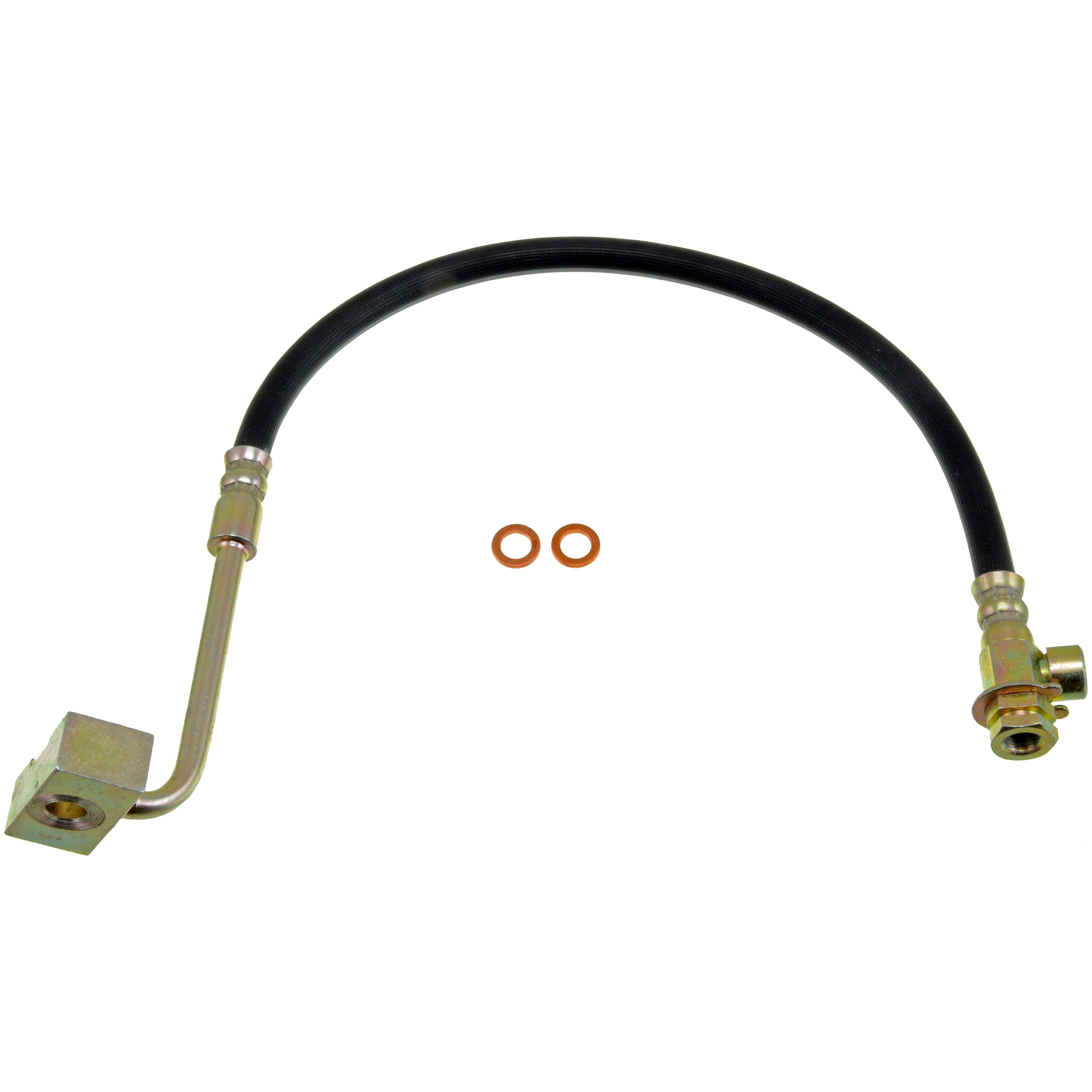 Dorman H38897 Front Driver Side Brake Hydraulic Hose for Specific Ford Models Fits select: 1993-1994 FORD F350, 1990-1991 FORD F250