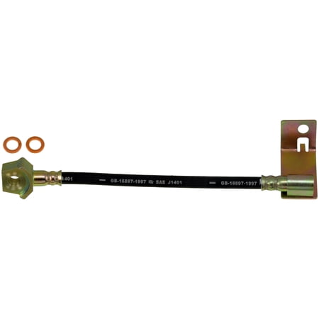 Dorman H620713 Rear Left Brake Hydraulic Hose for Specific Ford Models Fits select: 2000-2004 FORD F250, 2000-2004 FORD F350