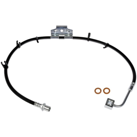 Dorman H621998 Front Driver Side Brake Hydraulic Hose for Specific Dodge / Ram Models