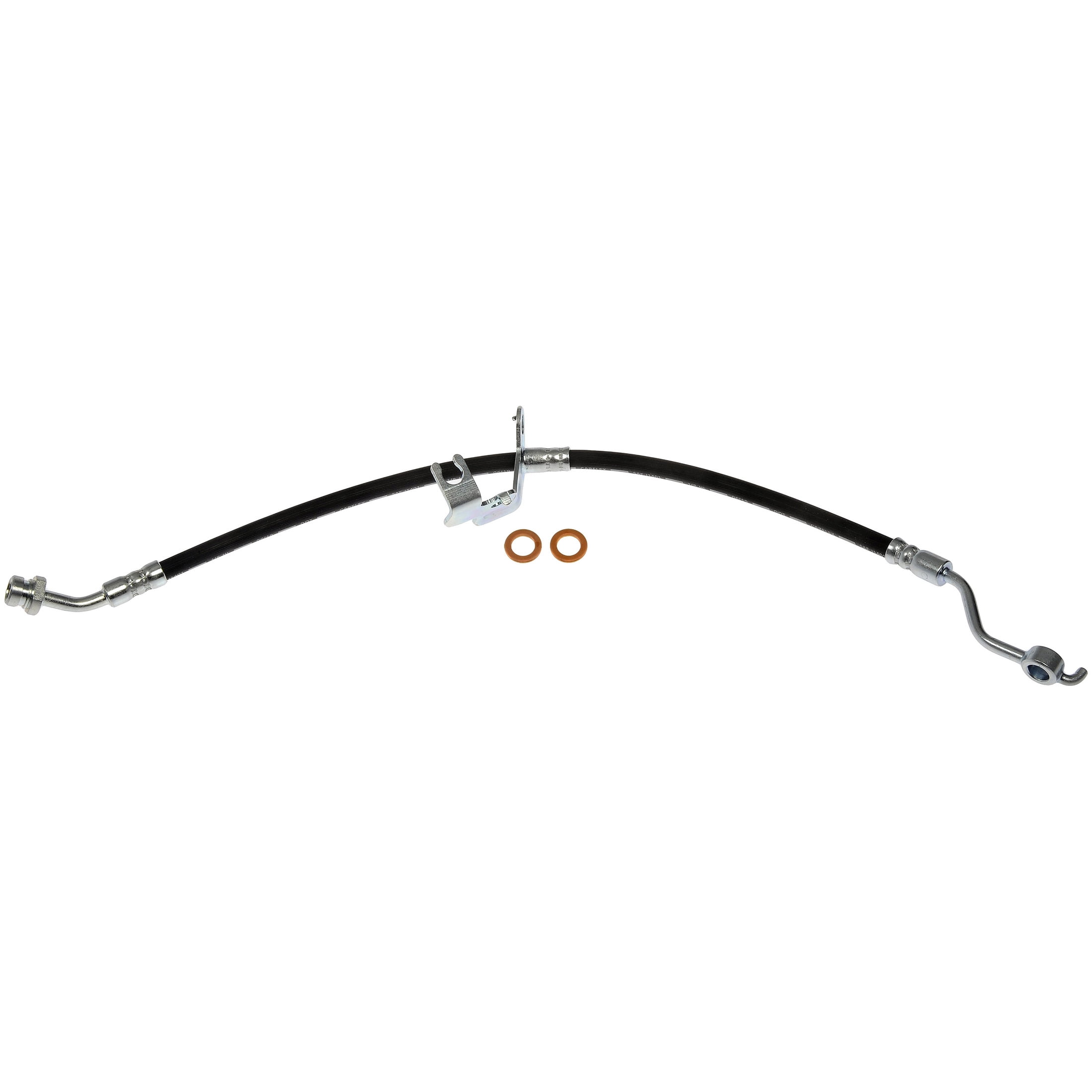 Dorman H622818 Front Driver Side Brake Hydraulic Hose for Specific Hyundai / Kia Models, Black