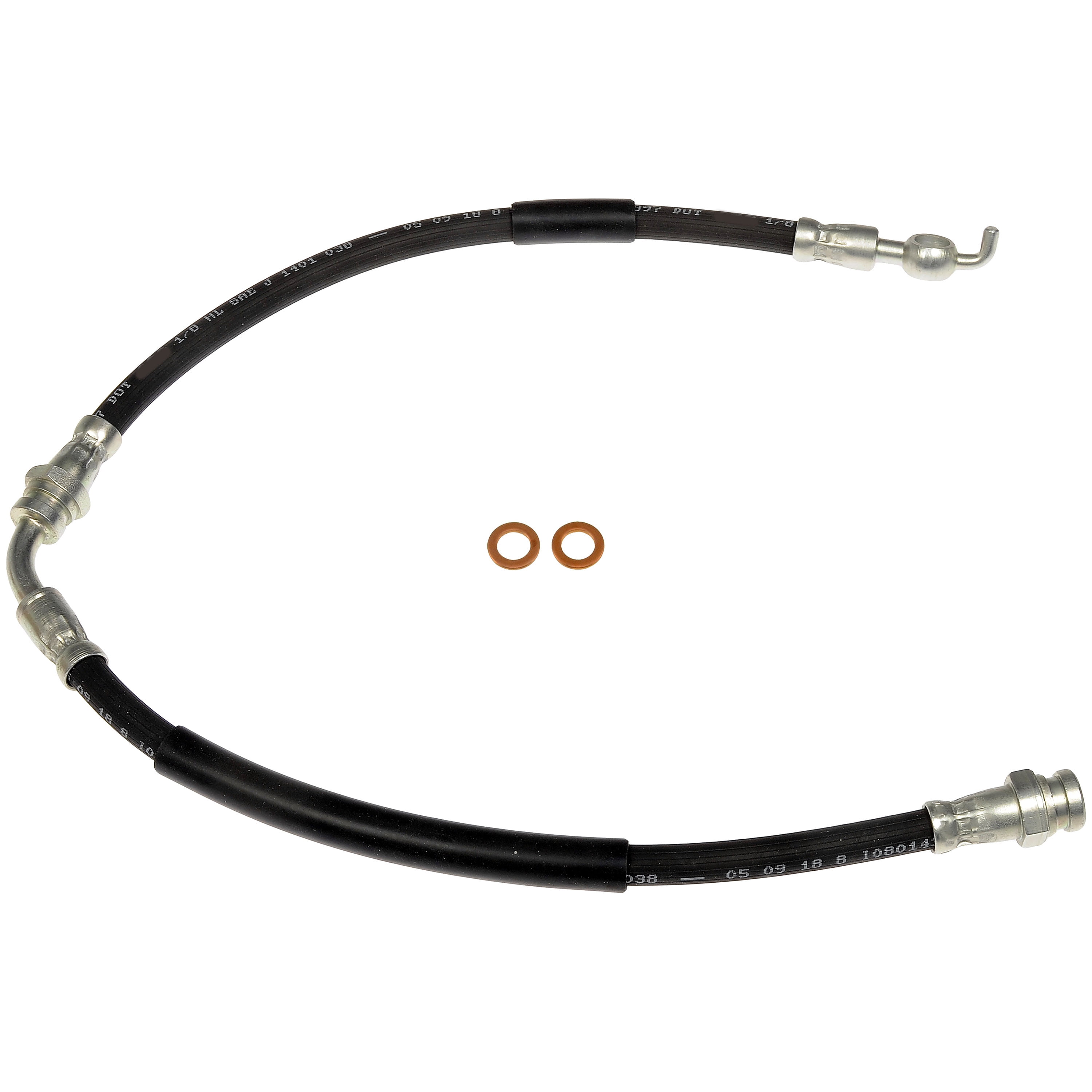 Dorman H629065 Front Driver Side Brake Hydraulic Hose for Specific Ford Models