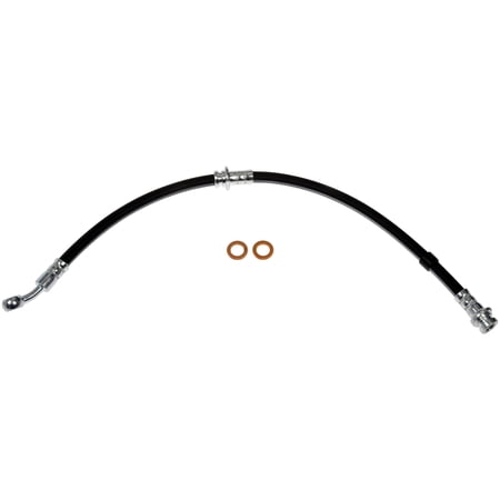 Dorman H629081 Front Passenger Side Brake Hydraulic Hose for Specific Nissan Models