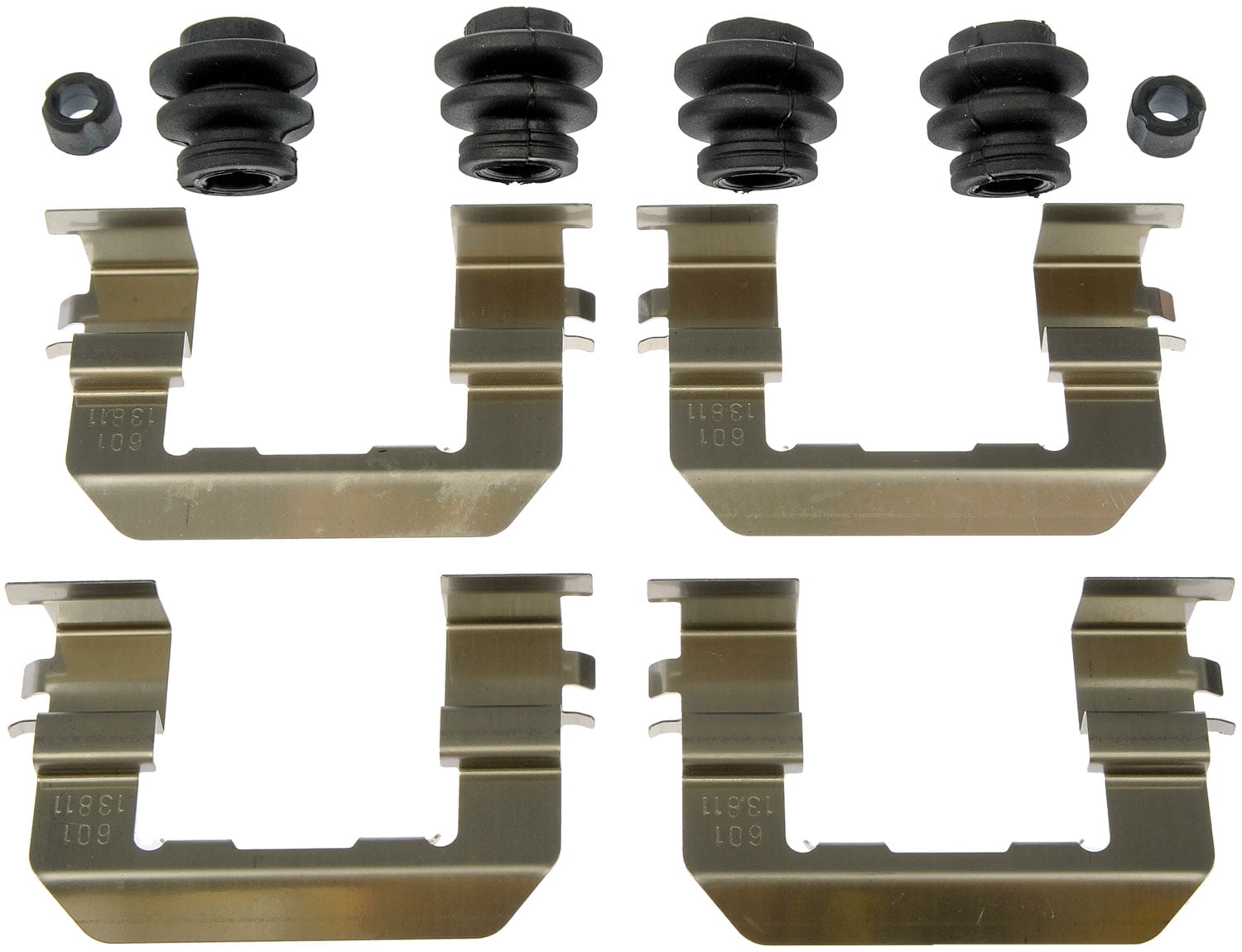 Dorman HW13960 Front Disc Brake Hardware Kit - Compatible With BMW 128i, 328i, 528i, 750i & More (2009-2015 Models)