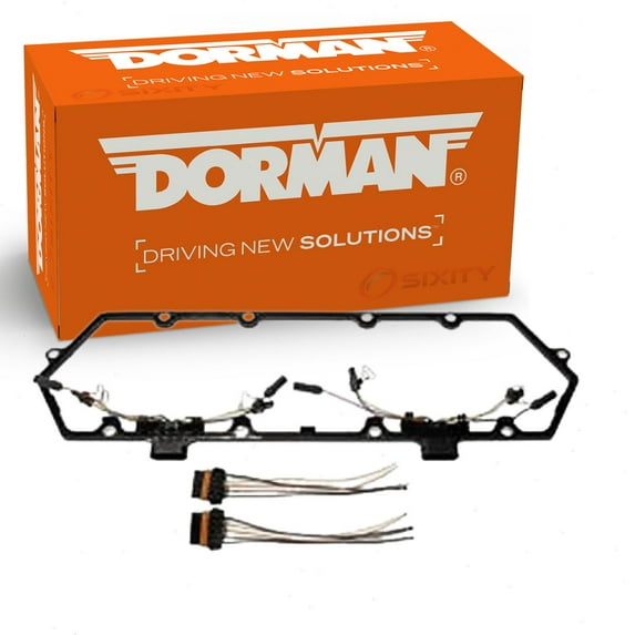 Dorman Left Engine Valve Cover Gasket compatible with Ford F-250 7.3L V8 1994-1996