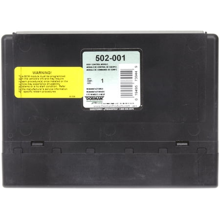 Dorman Oe Solutions - Body Contrl Mod Fits select: 2006-2011 CHEVROLET IMPALA, 2009-2012 CHEVROLET TRAVERSE