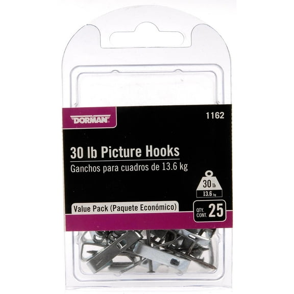 Dorman Picture Hook 25-piece Value Pack