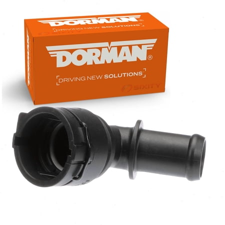 Dorman Radiator Coolant Hose Connector compatible with Audi S5 3.0L V6 2012-2017