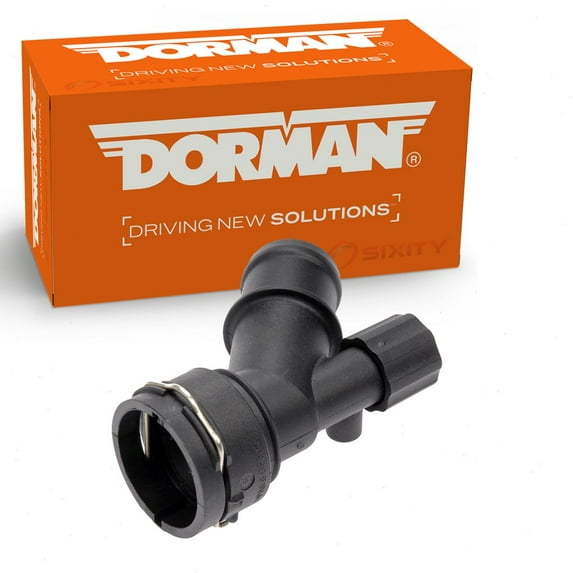 Dorman Radiator Coolant Hose Connector compatible with Volkswagen Beetle 1.8L 1.9L 2.0L 2.5L L4 L5 1998-2010