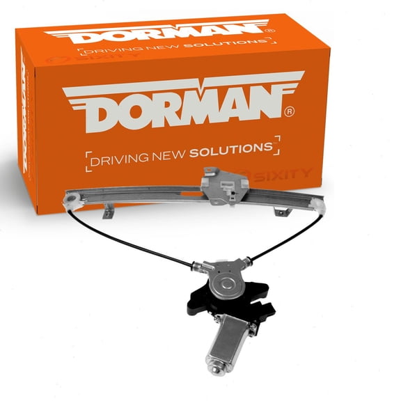 Dorman Rear Left Power Window Motor & Regulator Assembly compatible with Mitsubishi Endeavor 2004-2011