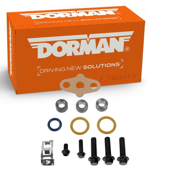 Dorman Turbocharger Mounting Kit compatible with Ford F-350 Super Duty 6.0L V8 2003-2007