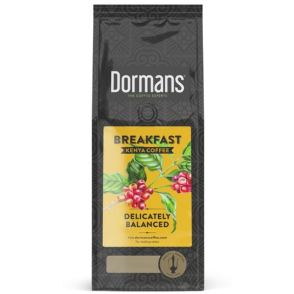 Dormans Breakfast Kenya Coffee - Dark Roast, Fine Grind 375g