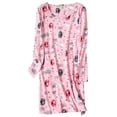 thumbnail image 1 of Vivabric Women's Nightgown Cotton Sleepshirts Long Sleeve Nightshirt Loose Comfy Pajama Green Star M, 1 of 7