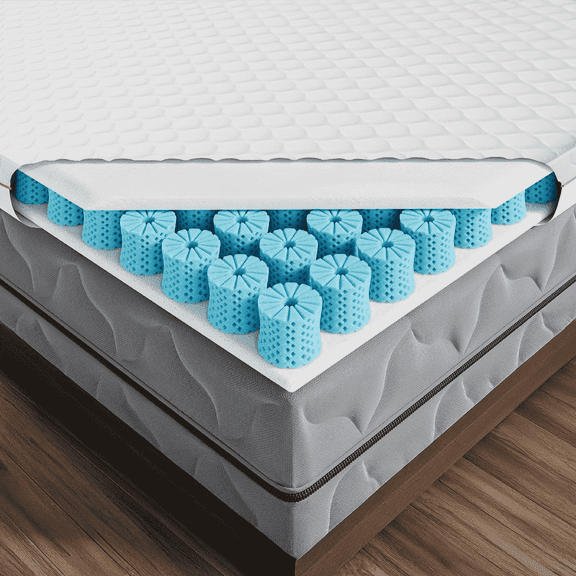 Dormeo Premium RV Mattress Topper Short Queen Bed Cooling Mattress Topper for RV Campers