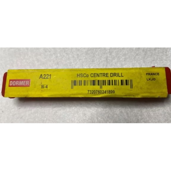 Dormer A221 N-4 Center Drill