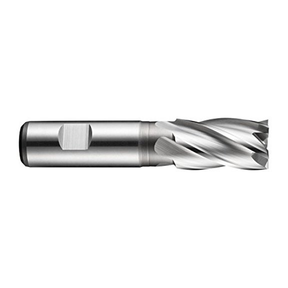 Dormer C24719.0 Multi-Flute End Mill, Bright, HSS-E Powder Metal, Head Diameter 19 mm, Flute Length 32 mm, Full Length 92 mm$$Tools