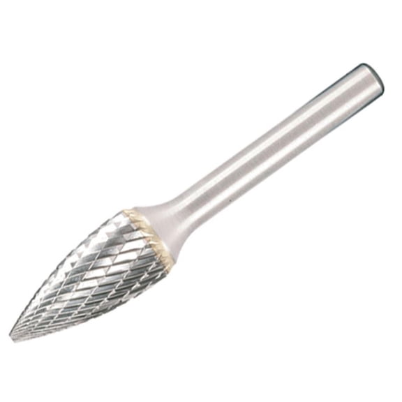 Dormer - Solid Carbide Rotary Burr Bright Pointed Tree 16 x 6mm
