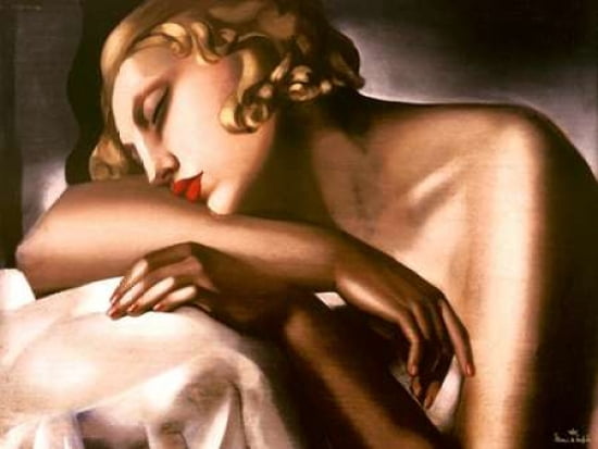 Dormeuse Canvas Art - Tamara de Lempicka (22 x 28)