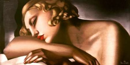Dormeuse Canvas Art - Tamara de Lempicka (24 x 48)