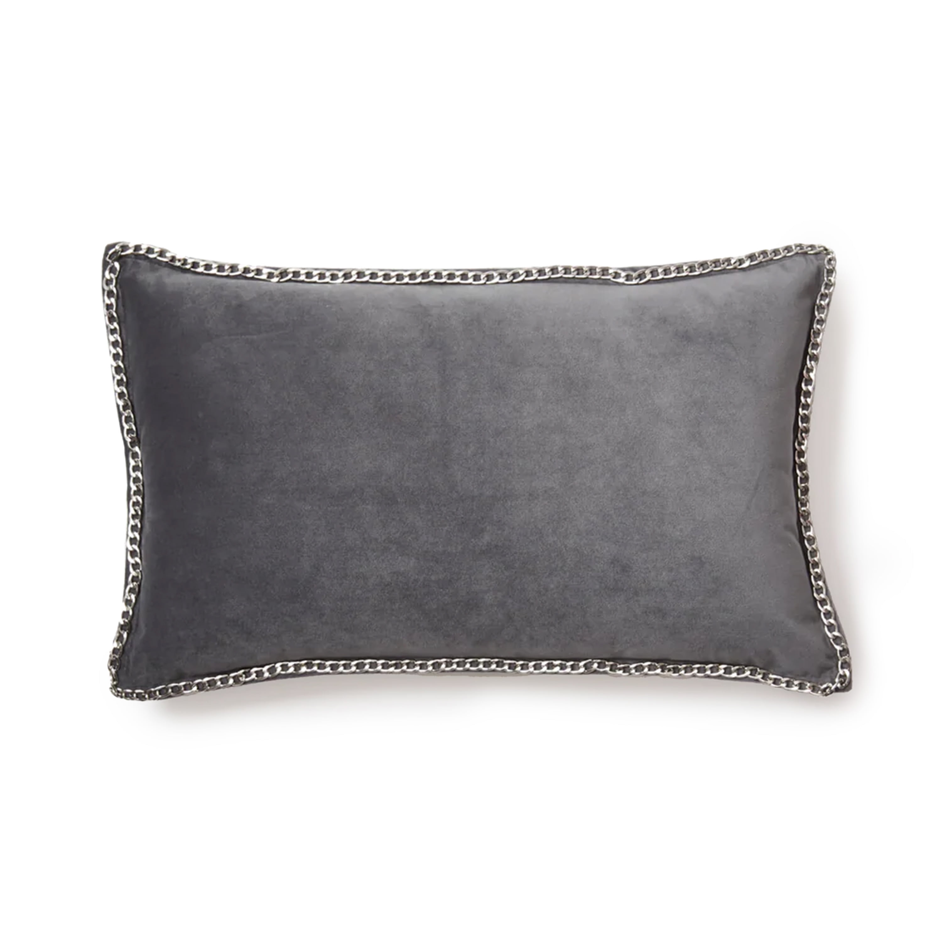 Dormify Decorative Throws Pillows Pillow in Stella Grey Charcoal Grey