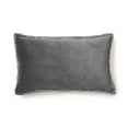 thumbnail image 1 of Dormify Decorative Throws Pillows Pillow in Stella Grey | Charcoal Grey, Leather Look | 12" x 20"| Bedroom, Living Room, Kid's Room, College Dorm and Gift, 1 of 3