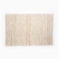 thumbnail image 1 of Dormify Recycled Cotton and Sisel Diamond Area Rug, Light Natural, 5' x 8', Dorm & College Essentials, 1 of 1