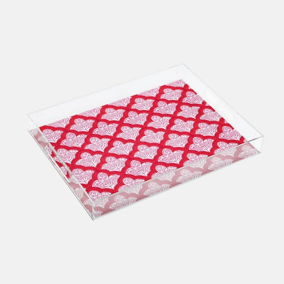Dormify Roller Rabbit Medium Acrylic Tray, Dorm, Dorm Room Essentials, Dorm Essentials, Apartment Essentials, College Essentials, College Dorm Essentials