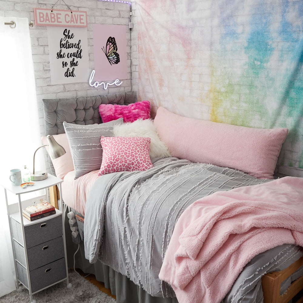 Dormify Sheet Sets in Avery PinkTwin/Twin XL, Blush Solid, Cotton ...