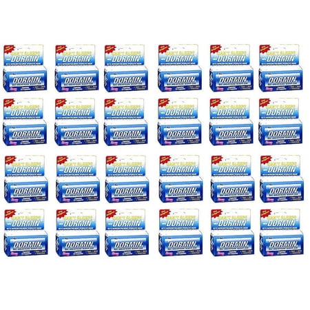 Dormin The Night Time Sleep Aid 72 caps (Pack of 24) + Beyond BodiHeat Patch, 1 Ct