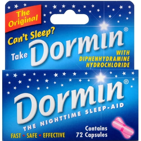 Dormin The Night Time Sleep Aid Fast Dissolving Safe Effective 72ct, 6-Pack