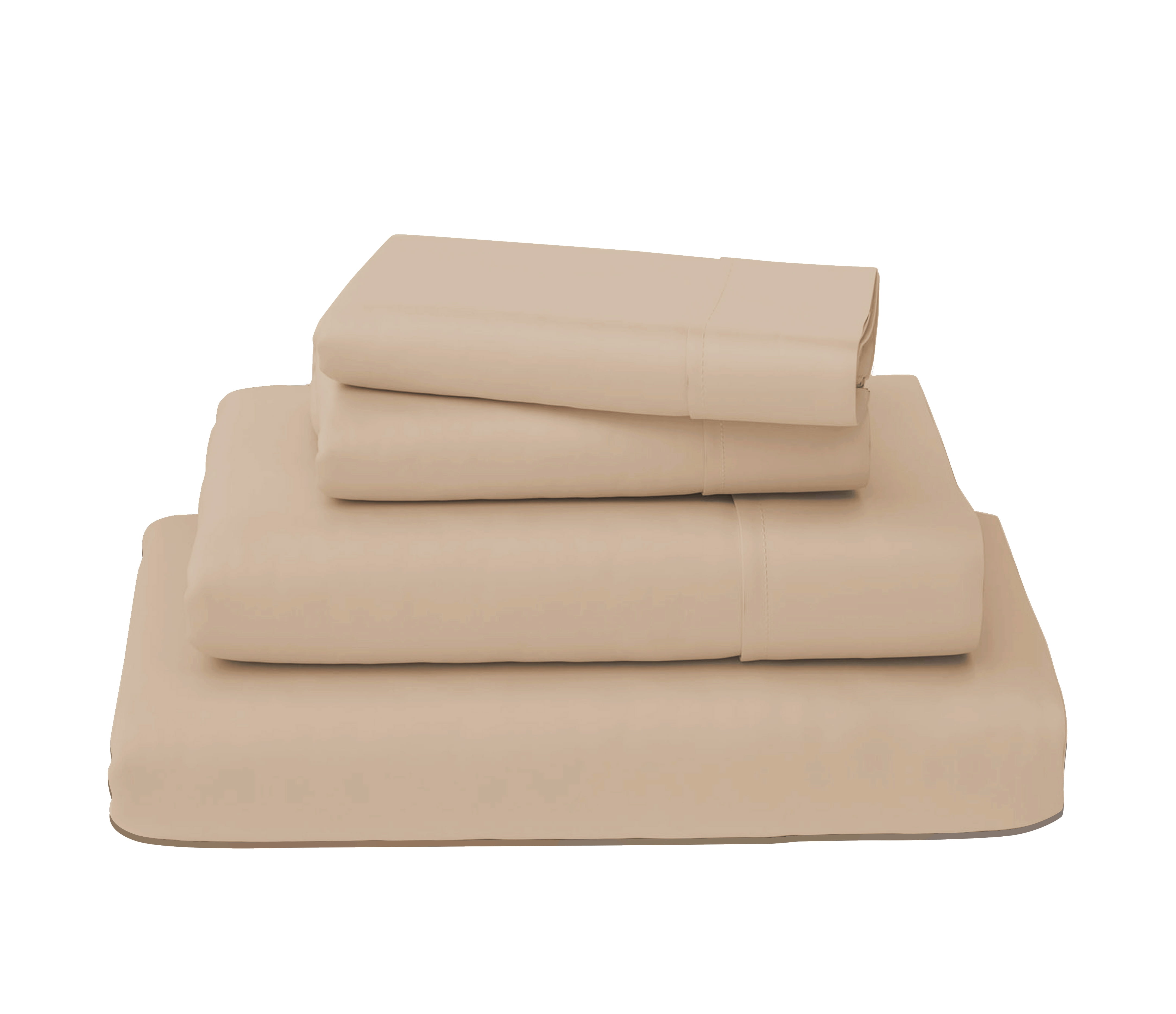 Dormir Fine Linen 100 Cotton Queen Sheets Set, 400 Thread Count Sateen