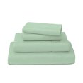 thumbnail image 1 of Dormir Sage Green Sheets Set Queen Cotton 400 Thread Count, Sateen Weave Long Staple Cotton 4 Piece Bed Sheet Set, 16 inches Deep Pocket Queen Sheet Set, 1 of 7