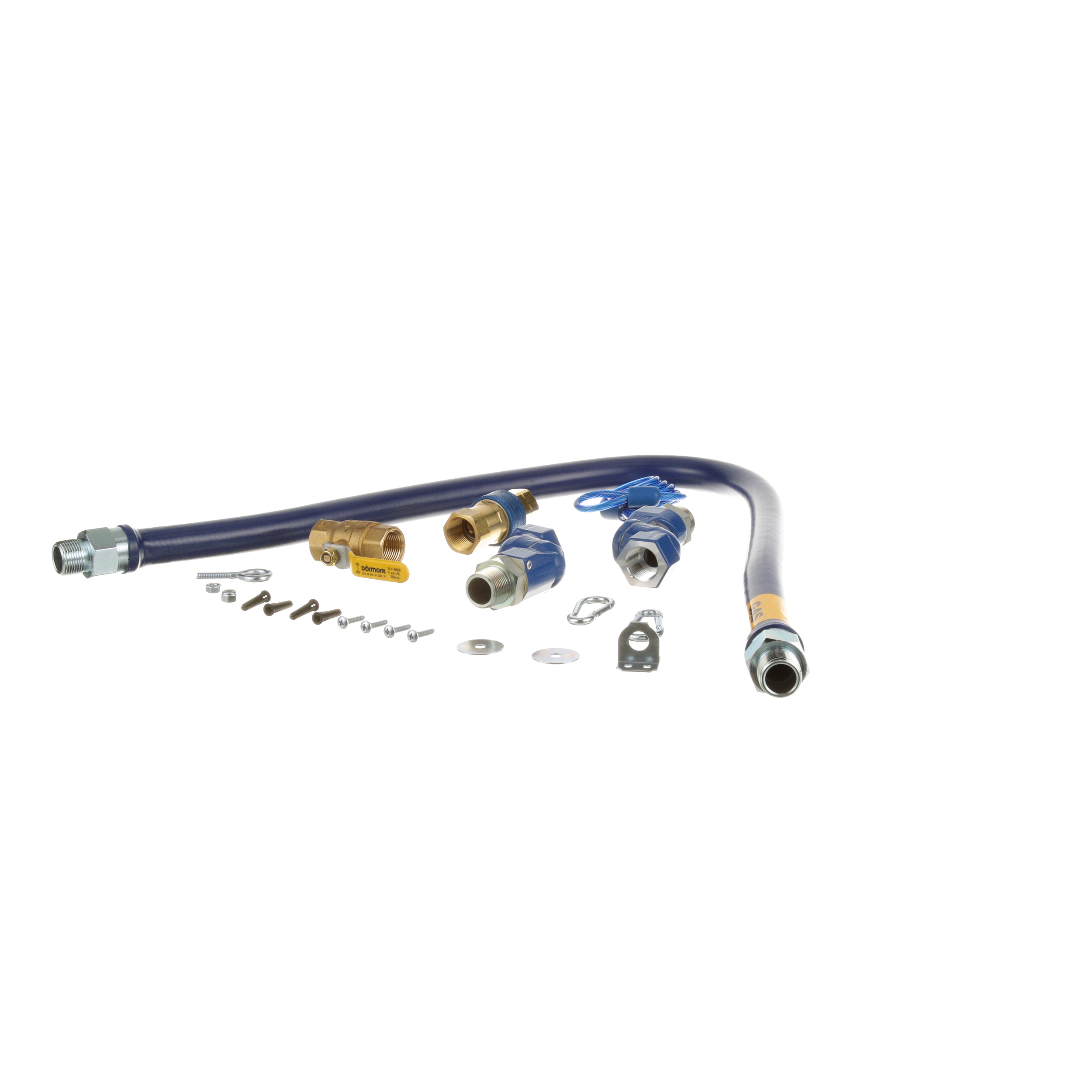 T&S Brass HW-4D-48 SafeTLink Water Hose | 3/4" X 48" With Quick-Connect Fittings