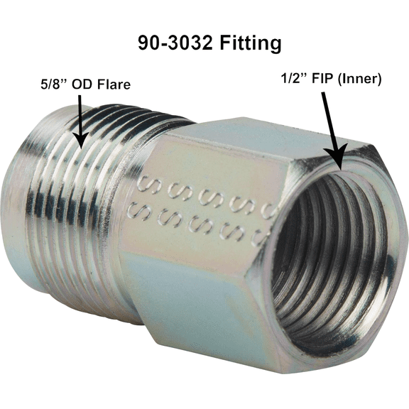 Dormont Adapter Gas Fitting, Bulk - Pack of 12 Residential Use, Standard Application