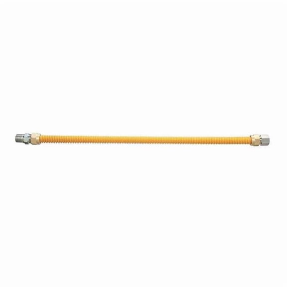 Gas Connector Coated 1/2'' Stainless Steel 1/2'' M X 1/2'' F X 48''