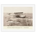 thumbnail image 1 of Dornier Do-X - In Flight Over Norfolk Virginia 1931 - German Long-Range Flying Boat Airliner - Vintage Aviation Poster by Clyde Sunderland - Fine Art Rolled Canvas Print 20in x 26in, 1 of 4