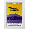 thumbnail image 1 of Dornier, Marcel 23x32 White Modern Wood Framed Museum Art Print Titled - Bodensee Aerolloyd Flying Boat Tours, 1 of 4