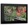 thumbnail image 1 of Dornish, Al 18x13 Black Modern Framed Museum Art Print Titled - Thrush, 1 of 5