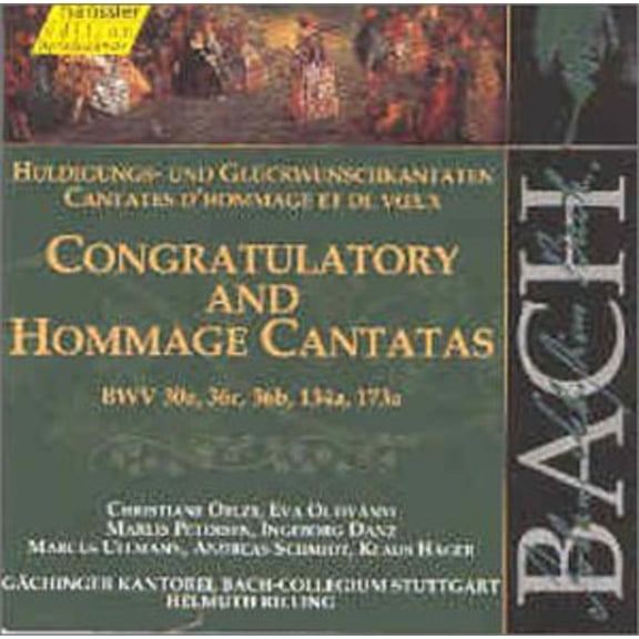 J.S. Bach - Secular Vocal Music [COMPACT DISCS]