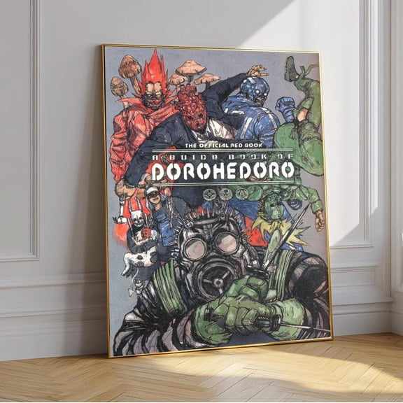 Dorohedoro Anime Poster Wall Art, Caiman Manga Print, Dark Fantasy Anime Decor, Dorohedoro Season 2 Poster Gift Unframed Size 24''x36'' GooGate