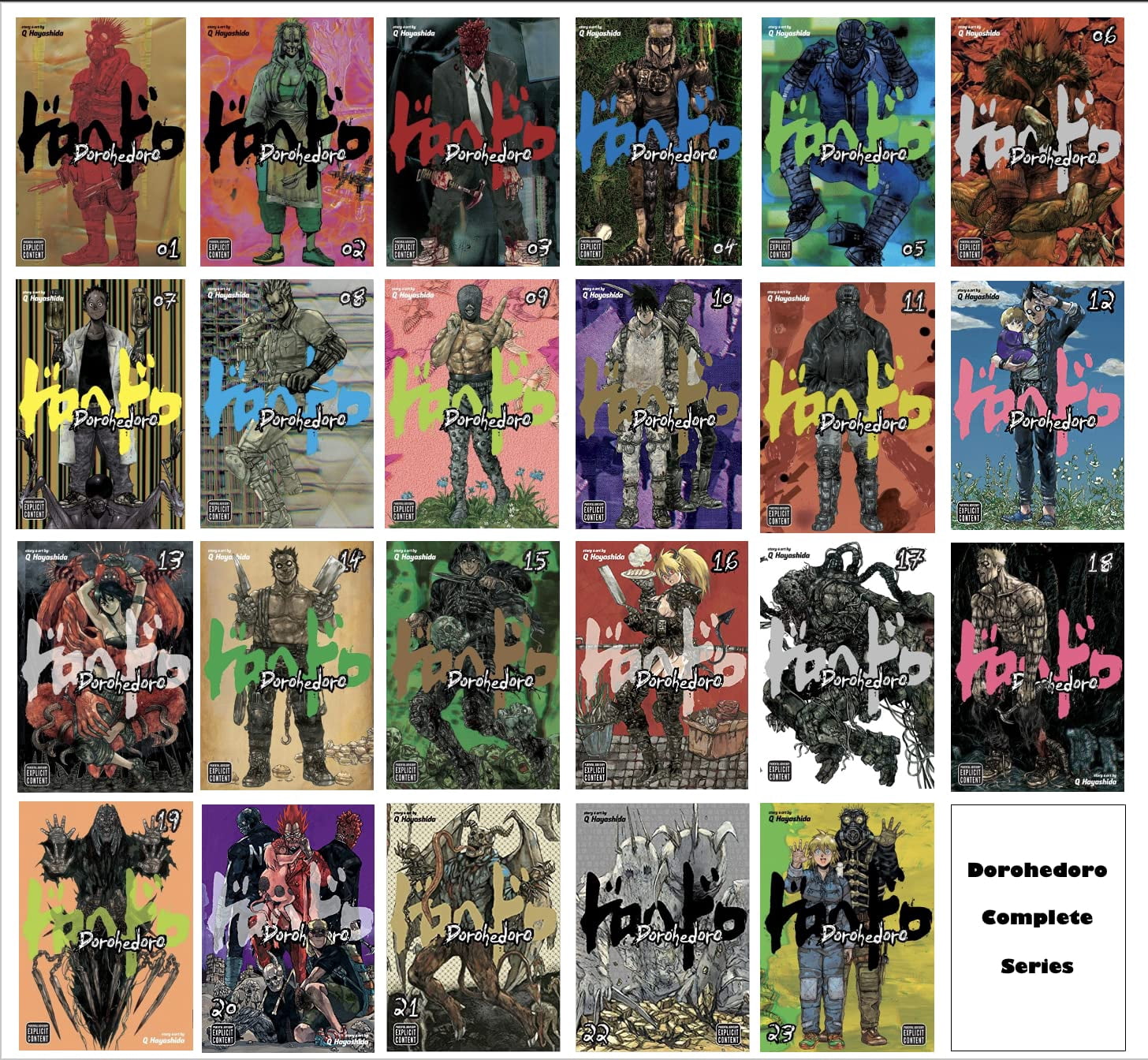 Dorohedoro Complete Manga Collection Vol 1-23 Bundle Set