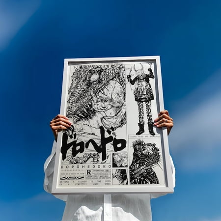 Dorohedoro Fan Art Print Poster – Japanese Manga Poster, Caiman and Nikaido Poster, Dark Fantasy Anime Wall Art Size 24x36 Unframed Poster