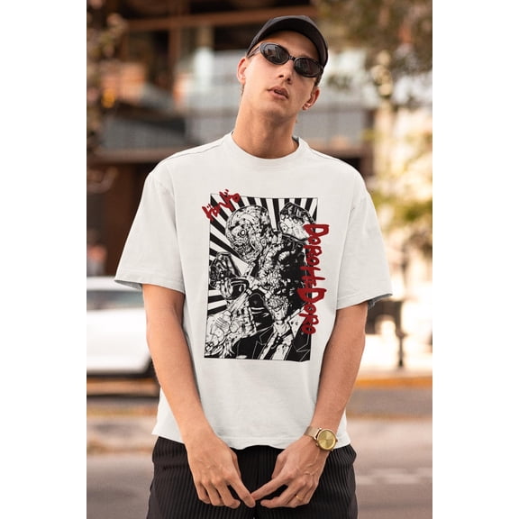 Dorohedoro Shirt, Caiman Ebisu Shin Anime Tee, Dark Manga Streetwear