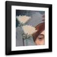 thumbnail image 1 of Dorothea Maetzel-Johannsen 19x24 Black Modern Framed Museum Art Print Titled - Flowers and Female Head (1921), 1 of 5