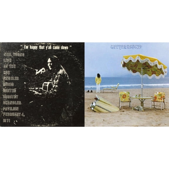 Dorothy Chandler Pavilion 1971 & On The Beach [LP Vinyl Bundle]