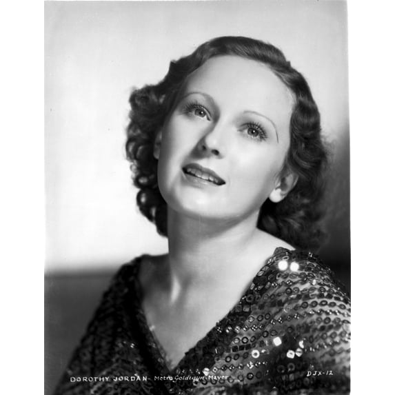 Dorothy Jordan on a Sequin Top and smiling Photo Print (8 x 10)